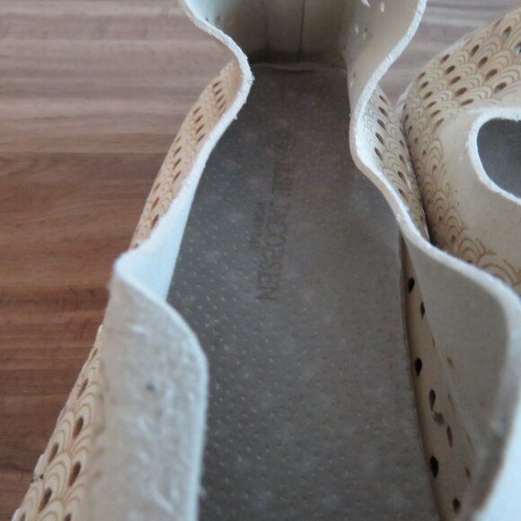 ILSE JACOBSEN Tulip 139 Slip On Perforated Cream Sneakers Shoes - Size 8.5 / 9 - Picture 13 of 15